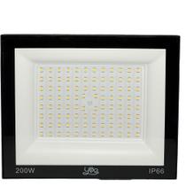 Refletor led 200w - branco frio - bivolt - resistente à água