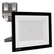 Refletor LED 200W Branco Frio para Jardim