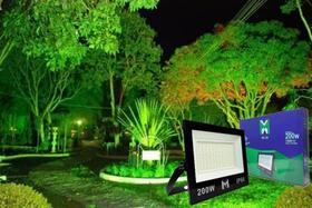 Refletor Led 200w Verde Prova d'água