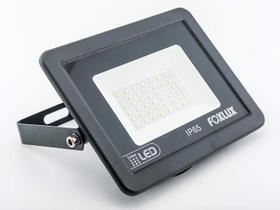 Refletor Led 20W 6500K Luz Branca Bivolt Preto Foxlux