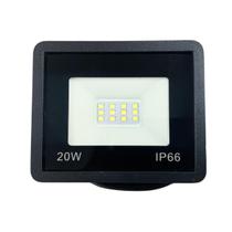 Refletor Led 20w Holofote Prova Dagua - Branco Frio 6500k Bivolt