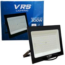 Refletor Led 300w Holofote Branco Frio 6500k IP67 Bivolt VRS Lighting