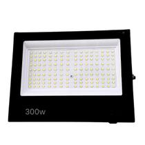 Refletor Led 300w Prova Dagua Holofote Branco Frio 6500k