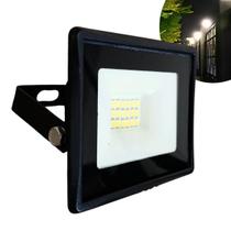 Refletor Led 30w Holofote Branco Frio Bivolt A Prova Dagua