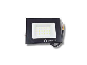 Refletor Led 30W RGB Slim IP67 Embu Led C/ Controle Remoto