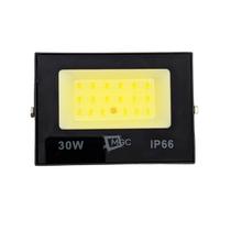 Refletor Led 30w SMD Preto 3000k - MGC