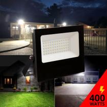 Refletor Led 400w Branco Frio Bivolt SMD Ip67 Resistente a água Luz Iluminação