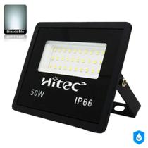 Refletor led 50w 6500k bivolt hitec