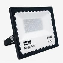 Refletor LED 50W Branco Frio 6500K IP67 Holofote Externo Bivolt Alta Potência Refletor LED 50W Branco Frio 6500K IP67 Holofote Externo Bivolt Alta Potência