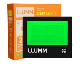 Refletor Led 50W Deep Led Fit Cor Verde Fit IP66 Llumm Bronzearte Refletor Led 50W Deep Led Fit Cor Verde Fit IP66 Llumm Bronzearte