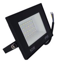 Refletor Led 50W Holofote Bivolt Prova D'Água Ip66 Frio