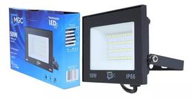 Refletor Led 50w Holofote Prova Dágua Ip66 Branco frio