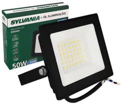 Refletor Led 50w Luz Branca Ip65 Preto Bivolt Ol Iluminação Refletor Led 50w Luz Branca Ip65 Preto Bivolt Ol Iluminação