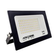 Refletor Led 50w Mini Floodlight Ip67 Branco Frio Externo - 82144 Refletor Led 50w Mini Floodlight Ip67 Branco Frio Externo - 82144