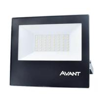 Refletor Led 50W Preto Bivolt Avant Refletor Led 50W Preto Bivolt Avant
