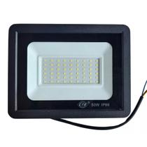 Refletor Led 50w Prova Dágua Ip66 Holofote Branco Frio