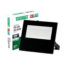 Refletor LED 50W Slim 4000lm 6500K Taschibra