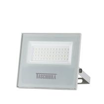 Refletor LED 50W TR Slim 6500k Luz Branca Bivolt Branco IP65 Taschibra