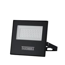 Refletor LED 50W TR Slim 6500k Luz Branca Bivolt Preto IP65 Taschibra