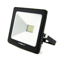 Refletor led - 6.500k - 10w - preto - bivolt - ip65