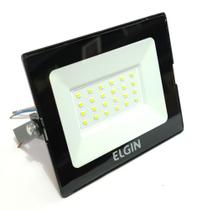 Refletor LED 6500K 30W Elgin Preto Bivolt