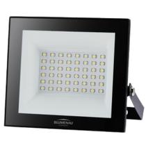 REFLETOR LED AMARELO 3000K PLAY 50WATTS IP66 ALUMINIO Bivolt 110/220V BLUMENAU ILUMINAÇÃO