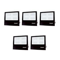 Refletor Led Avant 200W 6500k Bivolt Preto 5 Unidades