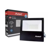 Refletor Led Avant Bivolt 30W 6500K Preto