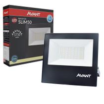 Refletor Led Avant Slim 50W Luz Neutra 4000K Bivolt