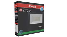 Refletor Led Avant Slim 50W Luz Verde Bivolt