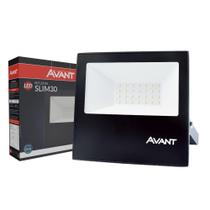 Refletor LED Avant Slim RGB 30W Bivolt Preto
