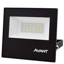 Refletor LED Branco Frio Avant em Alumínio SLIM-20 Bivolt de Sobrepor 6500K - CÓD 259201375