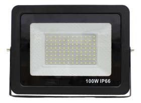 Refletor LED Branco Holofote Bivolt 100W 6500K Alta Luminosidade 96 Leds