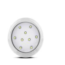 Refletor Led Branco Quente INOX 9w 80mm rosca1/2