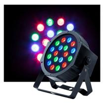 Refletor Led Canhão RGB 18 e 12 Led Bivolt Iluminação Festa Eventos Decoração Refletor Led Canhão RGB 18 e 12 Led Bivolt Iluminação Festa Eventos Decoração