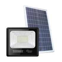 Refletor Led Com Placa Solar Tr Sun 100W Luz Fria Taschibra Refletor Led Com Placa Solar Tr Sun 100W Luz Fria Taschibra