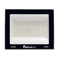 Refletor Led Compact Bellaled IP66 200W Verde Refletor Led Compact Bellaled IP66 200W Verde