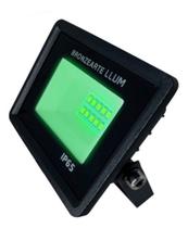 Refletor LED Deep Fit Jardim 10W IP65 800lm LLUM - Bivolt - Luz Verde