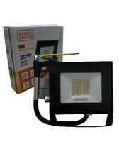 Refletor led eco b+d 20w ip65 6500k black+decker Refletor led eco b+d 20w ip65 6500k black+decker