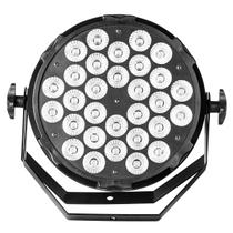 Refletor LED Efeito Wash 30 LEDs RGBWA 5 Em 1 Com DMX 300W Bivolt Profissional