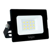 Refletor Led Elgin 10w 6500k Preto Refletor Led Elgin 10w 6500k Preto