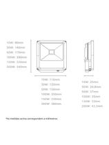 Refletor Led Elgin 150W 6500K Preto Refletor Led Elgin 150W 6500K Preto