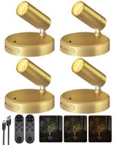 Refletor LED EZVALO Recarregável Sem Fio 5500mAh Dourado