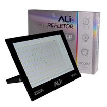 Refletor Led FITE 200W 6500K (Branco Frio) IP65 16000L Bivolt ALI-1RF007 ALI