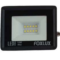 Refletor Led Foxlux 10w Bivolt 6500k Preto Refletor Led Foxlux 10w Bivolt 6500k Preto