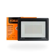 Refletor LED Foxlux 200W 6500K Bivolt IP65 Alta Iluminação Para Fachadas, Pátios e Grandes Áreas Externas Refletor LED Foxlux 200W 6500K Bivolt IP65 Alta Iluminação Para Fachadas, Pátios e Grandes Áreas Externas