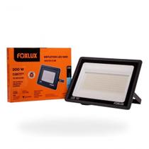 Refletor Led Foxlux 200w 6500k Branca Fria Bivolt Ip65