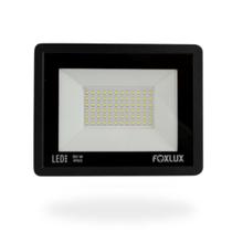 Refletor LED Foxlux 50W 12V IP65 6500K Branco Frio Preto Iluminação Externa Jardim Fachada Energia Solar Bateria Alta Luminosidade Refletor LED Foxlux 50W 12V IP65 6500K Branco Frio Preto Iluminação Externa Jardim Fachada Energia Solar Bateria Alta Luminosidade