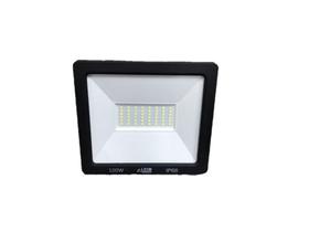 Refletor Led Holofote 100W Biv IP65 Branco Frio Prova D'agua - Triangulo