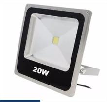 Refletor Led Holofote 20w Bivolt A Prova D'água Branco Frio